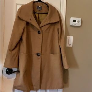 Gallery Camel Wool Swing Coat medium